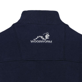Woodworm Sleeveless Sweater Vest with Zip