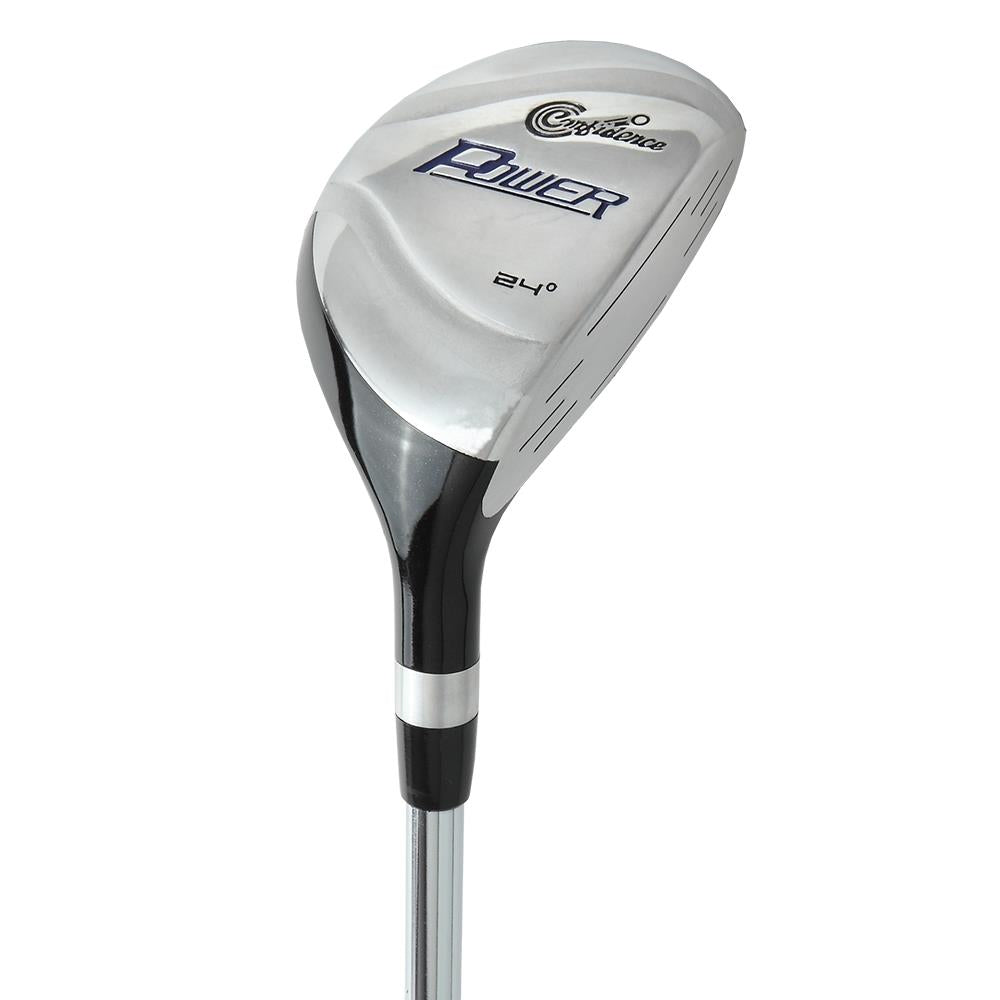 Confidence Golf Mens Power V3 +1 Inch Club Set and Stand Bag