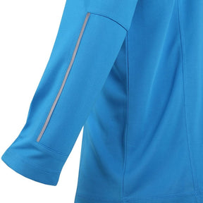 Woodworm 1/4 Zip Golf Pullover - Sky Blue / Silver