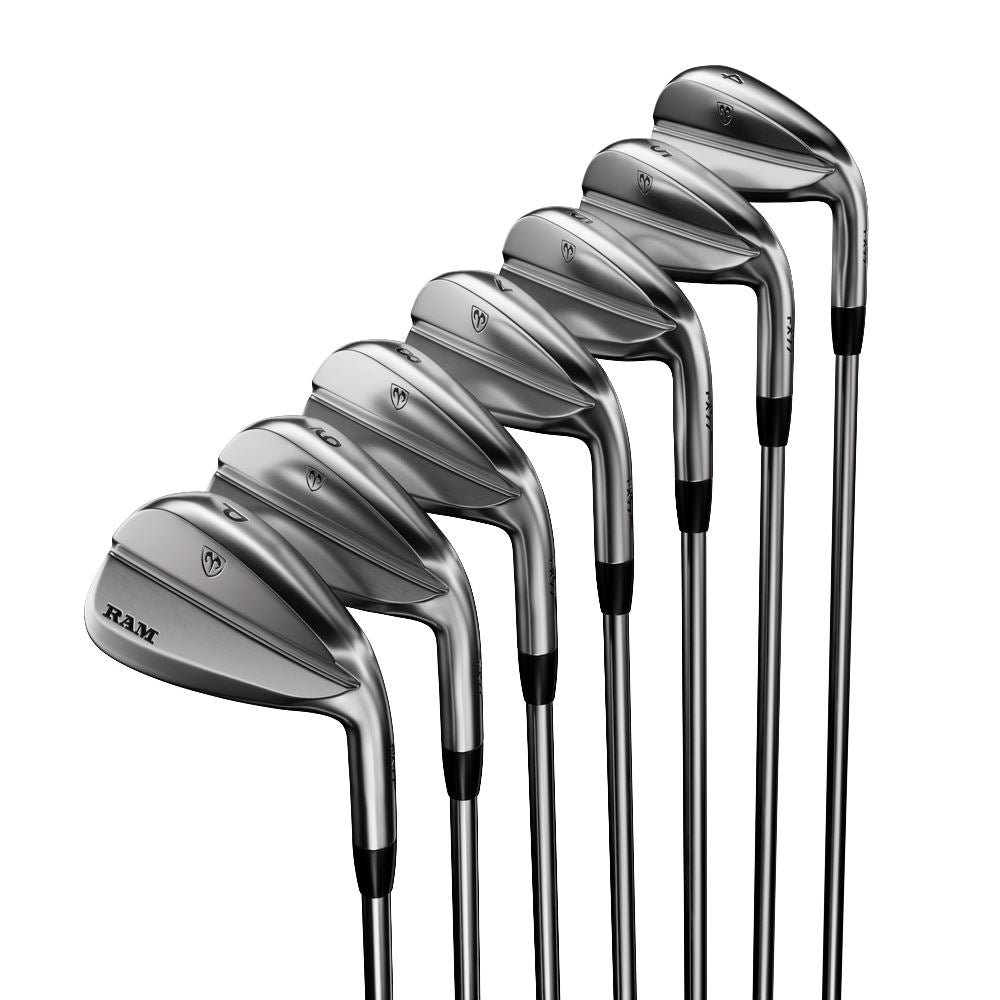 Ram Golf FX77 Stainless Steel Players Distance Iron Set, Steel, Mens Left Hand