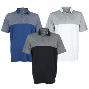 Woodworm Golf Shirts Heather Panel V2 Mens Polos