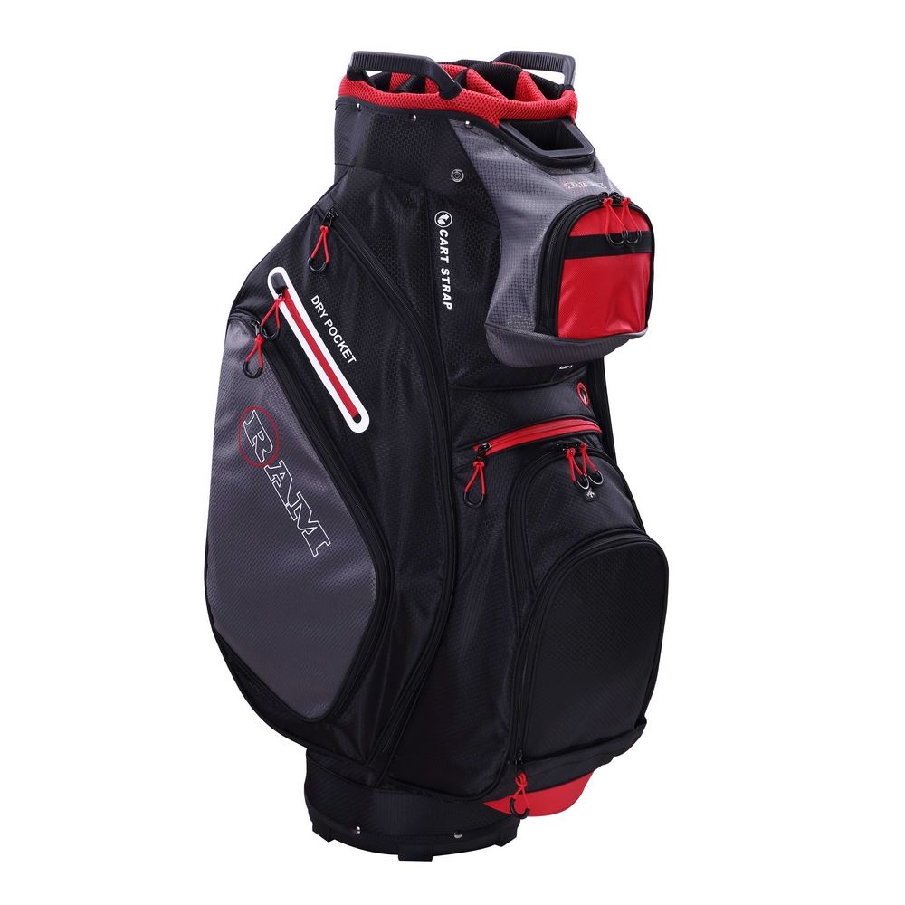 Ram Golf FX Deluxe Golf Trolley Bag with 14 Way Full Length Dividers