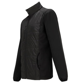 Woodworm Full Zip Padded Mens Golf Jacket - Windproof - Black