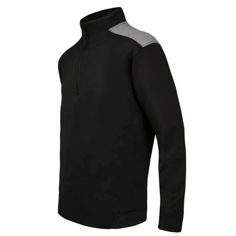 Woodworm Golf Mens Performance Pullover / Sweater / Jumper, Black/Grey
