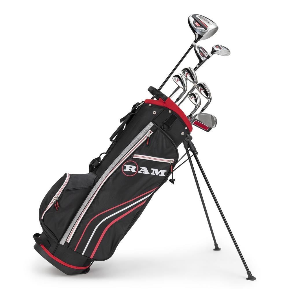 Ram Golf Accubar Mens Golf Clubs Set With Stand Bag, Right Hand