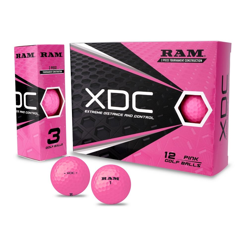 Ram Golf XDC Extreme Distance and Control Golf Balls, 72 Pack