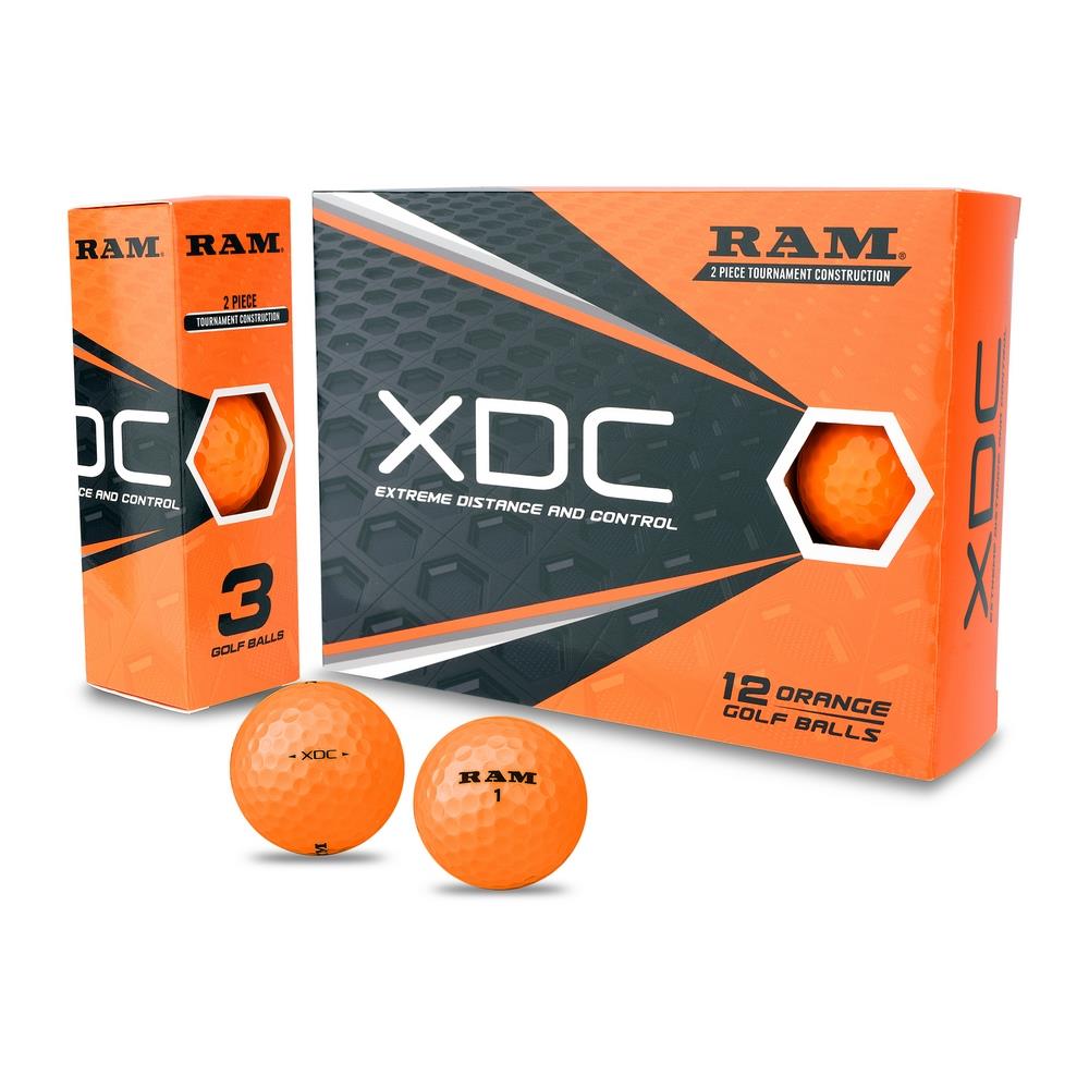 Ram Golf XDC Extreme Distance and Control Golf Balls, 72 Pack