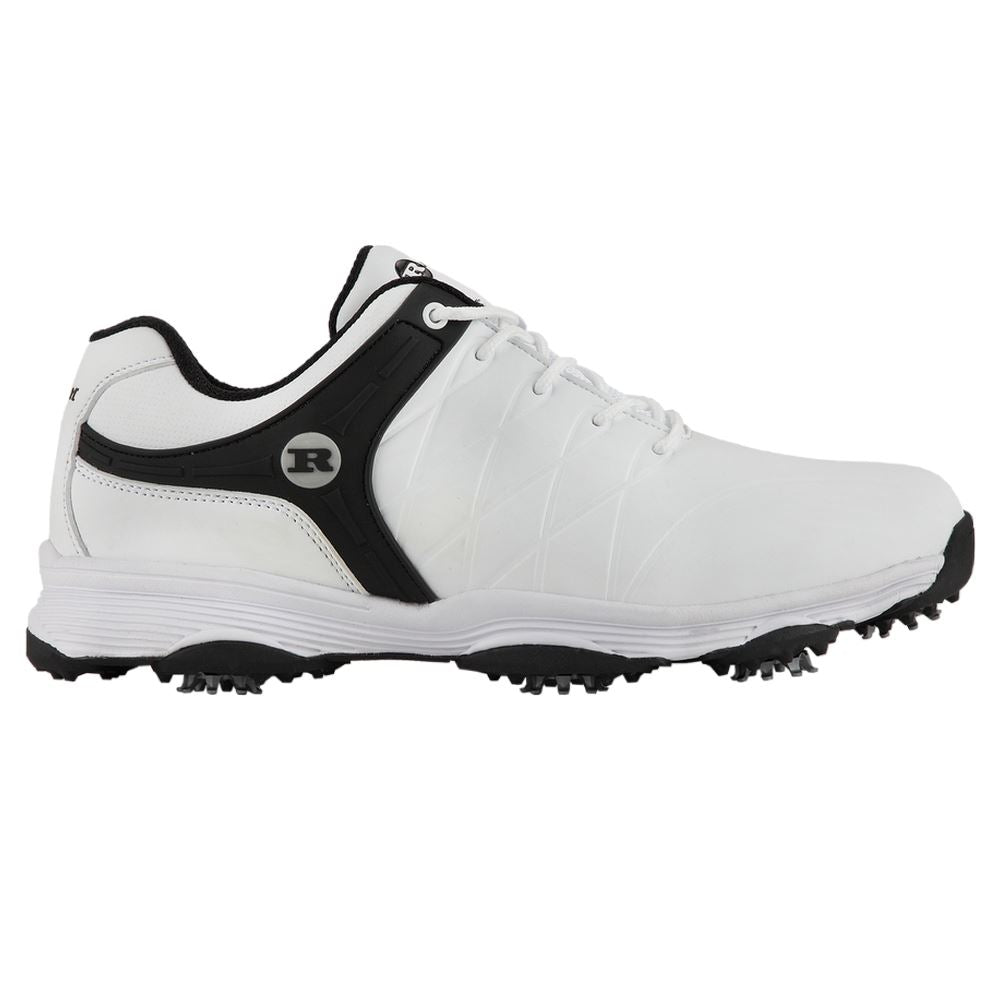 Ram Golf FX Tour Mens Waterproof Golf Shoes, White/Black