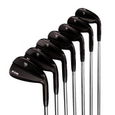 Ram Golf FX77 Stainless Steel Players Distance Black Iron Set, Steel, Mens Left Hand