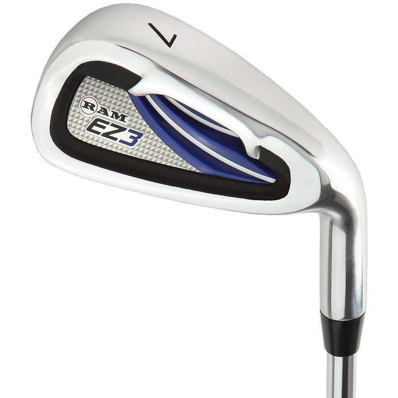 Ram Golf EZ3 Mens Right Hand +1 Inch Iron Set 5-6-7-8-9-PW HYBRID INCLUDED