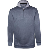 Ram Golf 1/4 Zip Pullover Sweater, Mens, Heather Blue