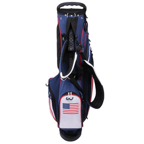 Prosimmon Golf DRK 7" Lightweight Golf Stand Bag with Dual Straps - USA Flag