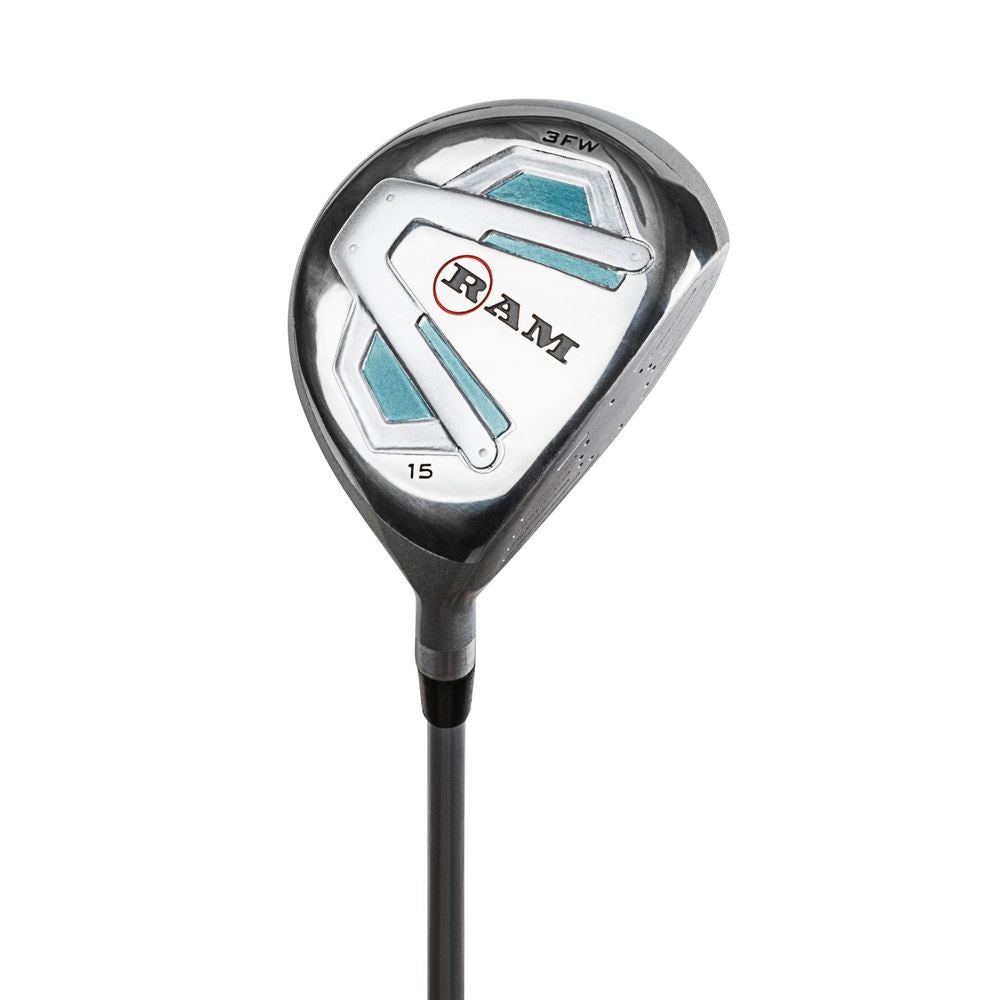 Ram Golf Accubar Ladies Golf Clubs Set -Graphite Shaft Woods and Irons[Petite (5'5 and below)]