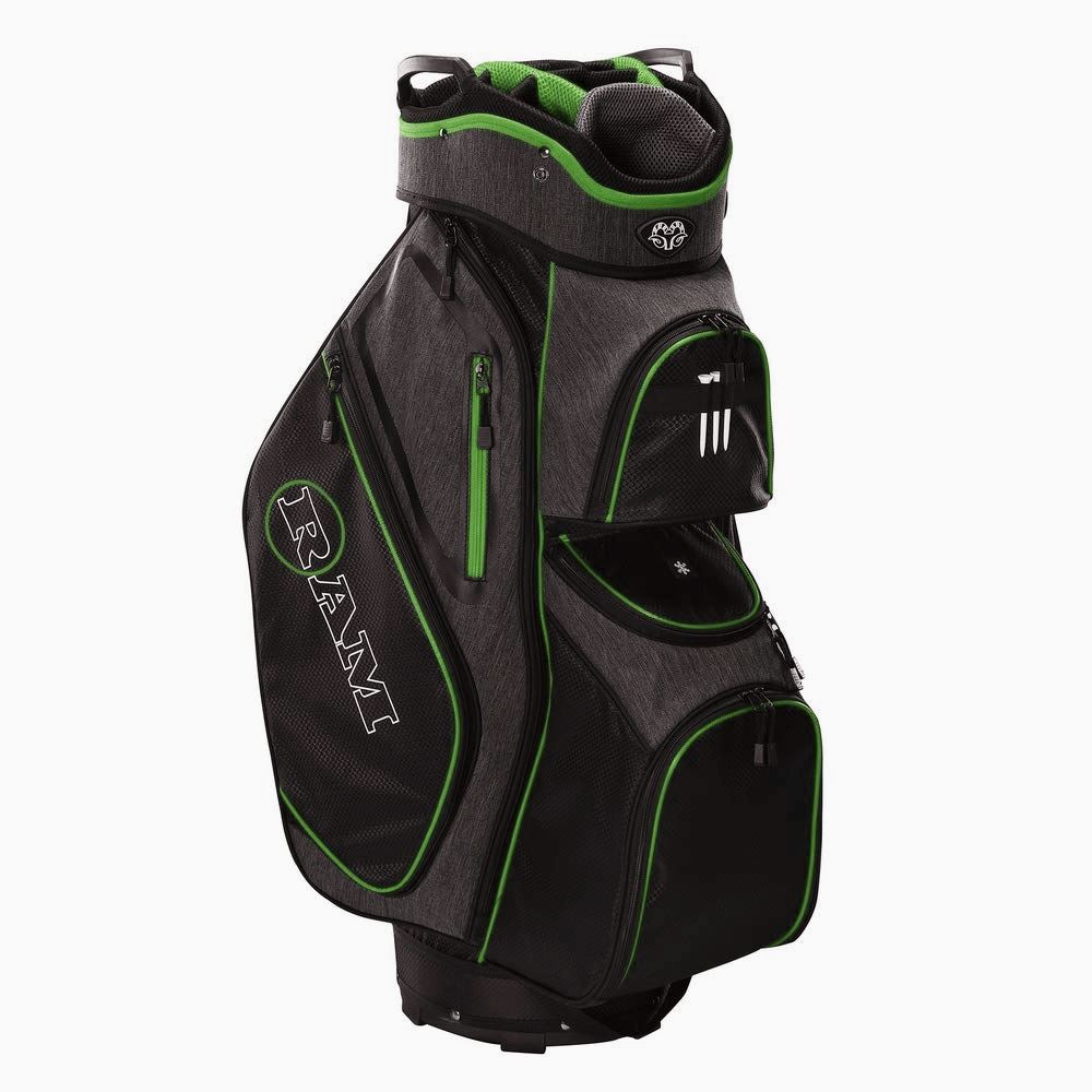 Ram Golf Tour Trolley Bag with 14 Way Dividers Top