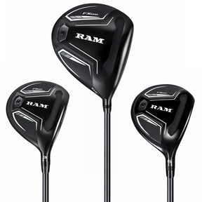 Ram Golf FX1000 Driver and Wood Set, Men's Right Hand, Headcover Included