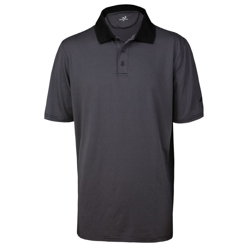 Woodworm Golf Fine Stripe Golf Polo Shirt 3 Pack, Mens
