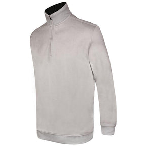 Ram Golf 1/4 Zip Pullover Sweater, Mens, Light Grey