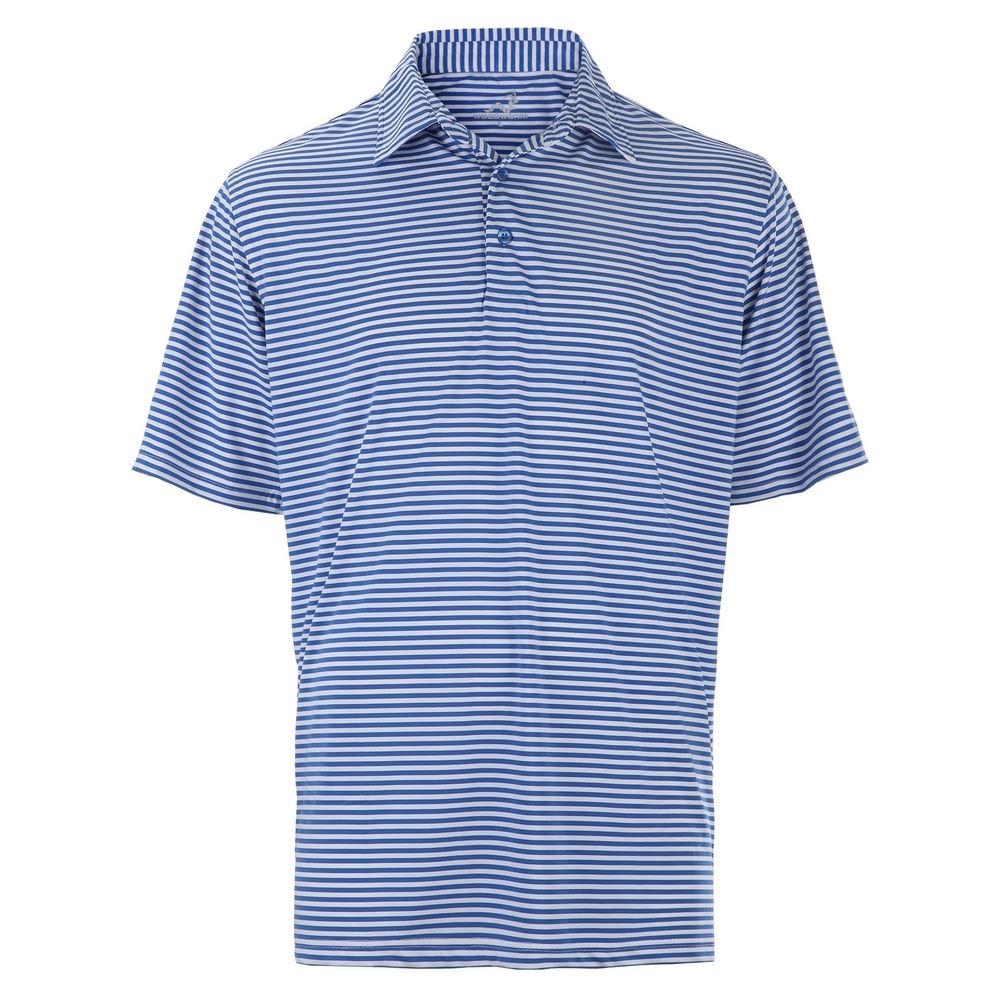 Woodworm Tournament Stripe Golf Mens Golf Polo Shirts 3 Pack