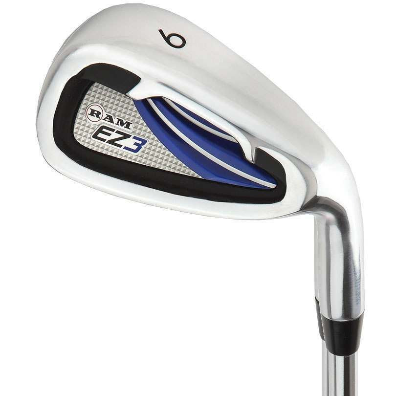 Ram Golf EZ3 Mens Right Hand +1 Inch Iron Set 5-6-7-8-9-PW-SW HYBRID INCLUDED