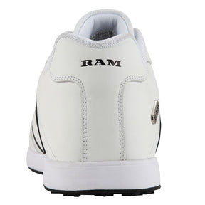 Ram Golf FX Comfort Mens Waterproof Golf Shoes - White / Black