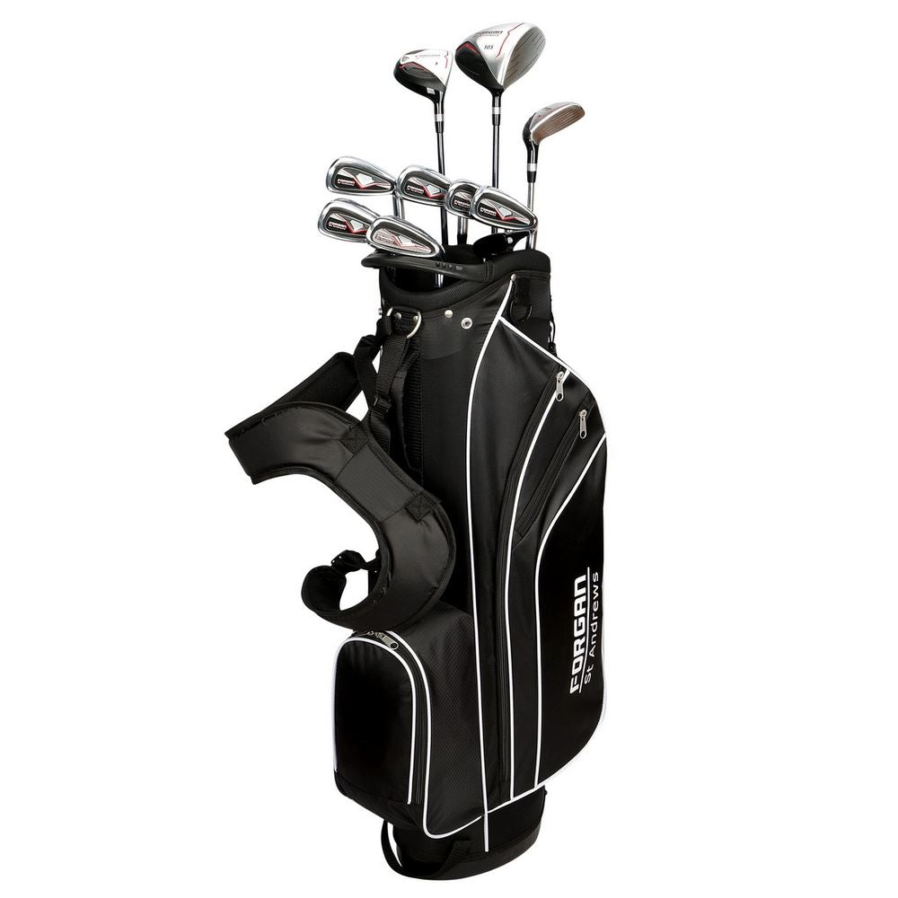 Forgan F100 Golf Clubs Set with Bag, Graphite/Steel, Regular, Mens Right Hand