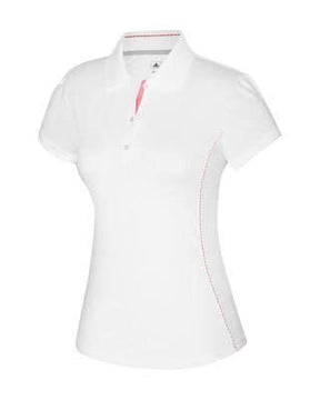 Adidas ClimaCool Ladies White Base Piped Polo