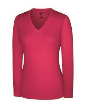 Adidas Womens Fashion Performance V Neck Sweater