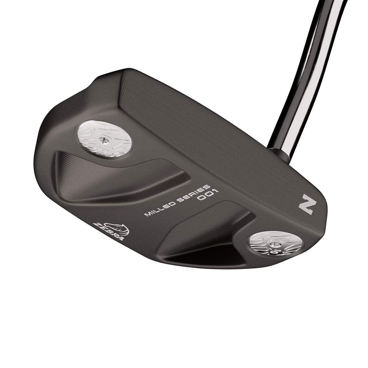 Zebra Golf Milled Series 001 Golf Mallet Putter, Mens Right Hand