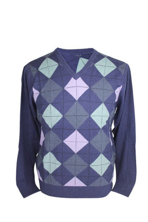 Ashworth Mens Pattern Sweater