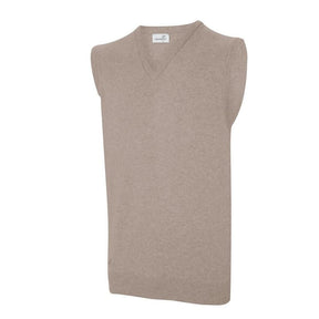 Ashworth Mens V Neck Lambswool Slip Over Vest