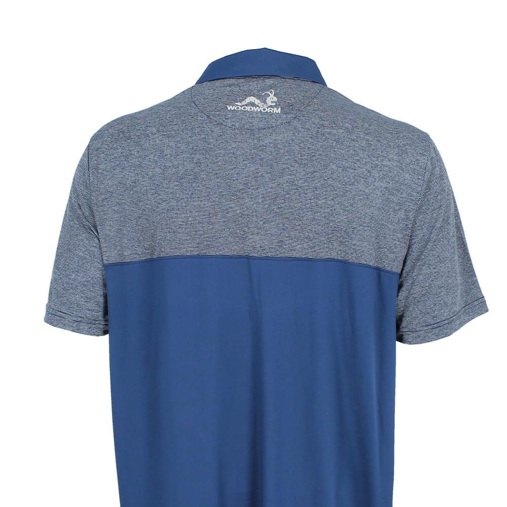 Woodworm Golf Shirts Heather Panel V2 Mens Polos