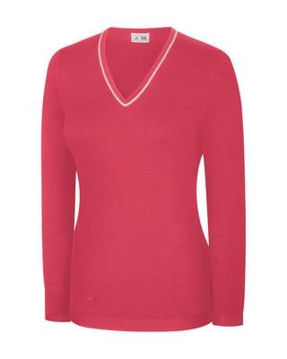 Ashworth Ladies V-Neck Cotton Sweater