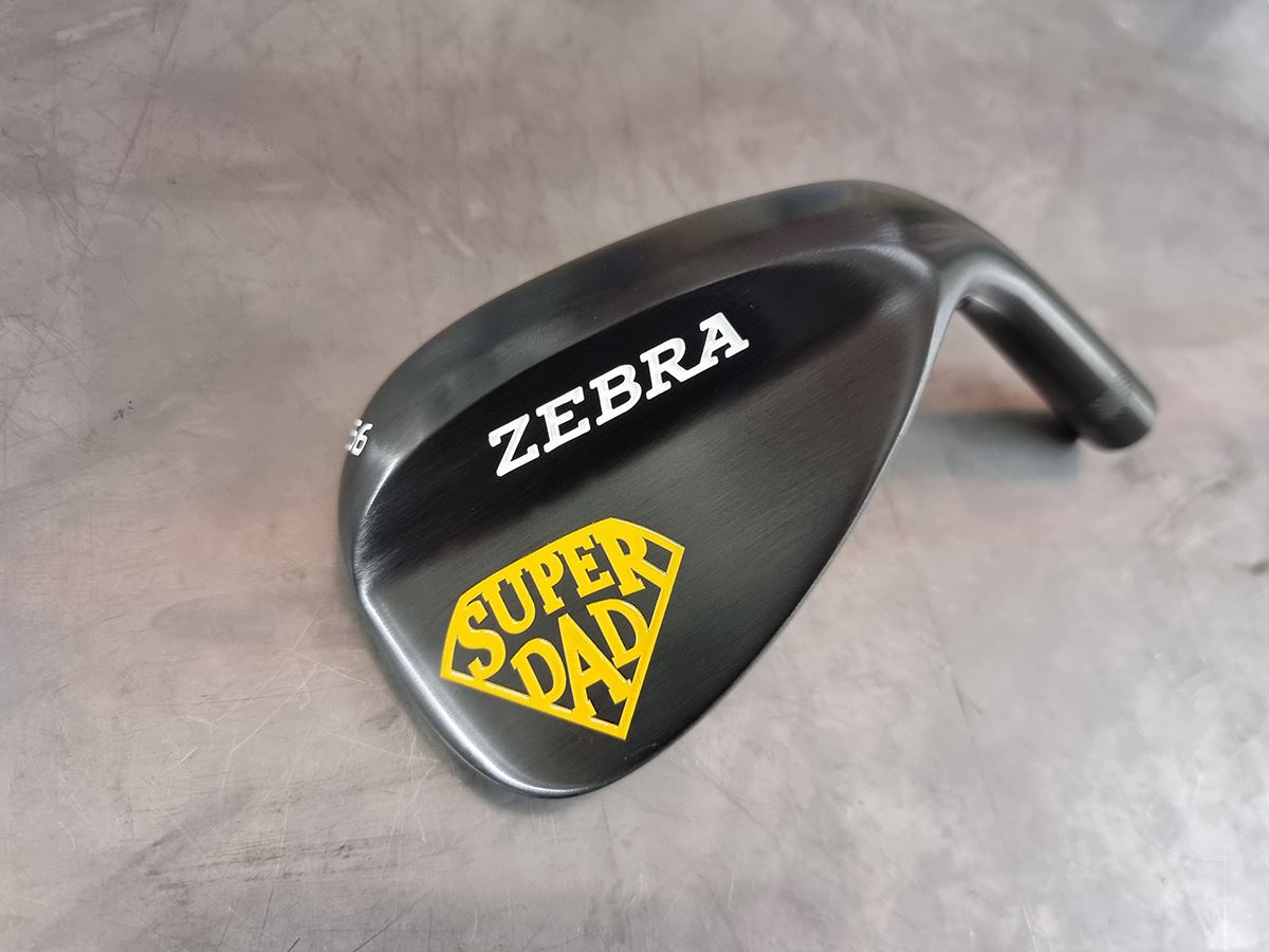 Zebra Golf Custom Father's Day Wedge - Super Dad