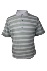 Ashworth Mens Thick Stripes Polo Shirt