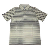 Ashworth Mens Thin Stripes 3 Tone Polo Shirt