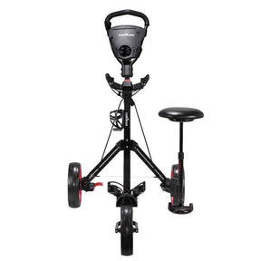Caddymatic Golf X-TREME 3 Wheel Push/Pull Golf Trolley with Seat