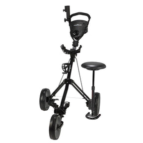 Caddymatic Golf X-TREME 3 Wheel Push/Pull Golf Trolley with Seat