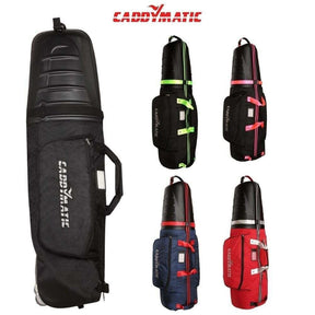 Caddymatic Hard Top Shell Padded Travel Cover with Wheels