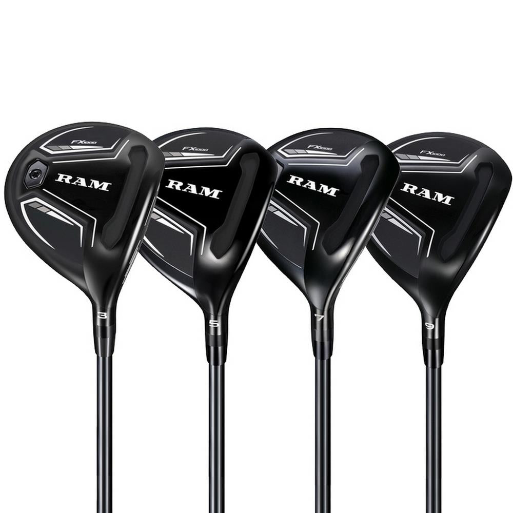 Ram FX1000 Fairway Wood Set, Mens Right Hand, Headcover Included