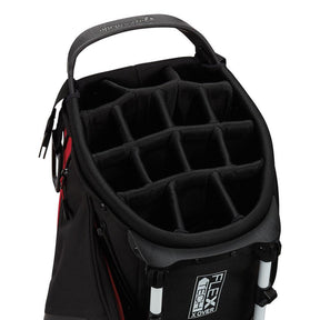 TaylorMade Golf Flextech Crossover 14 Way Stand Bag, Red/Black