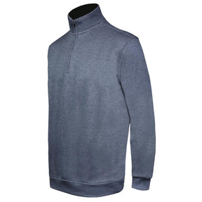 Ram Golf 1/4 Zip Pullover Sweater, Mens, Heather Blue