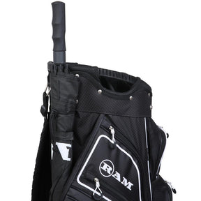 Ram Golf Accubar Cart / Trolley Bag with 14 Way Full Length Divider System
