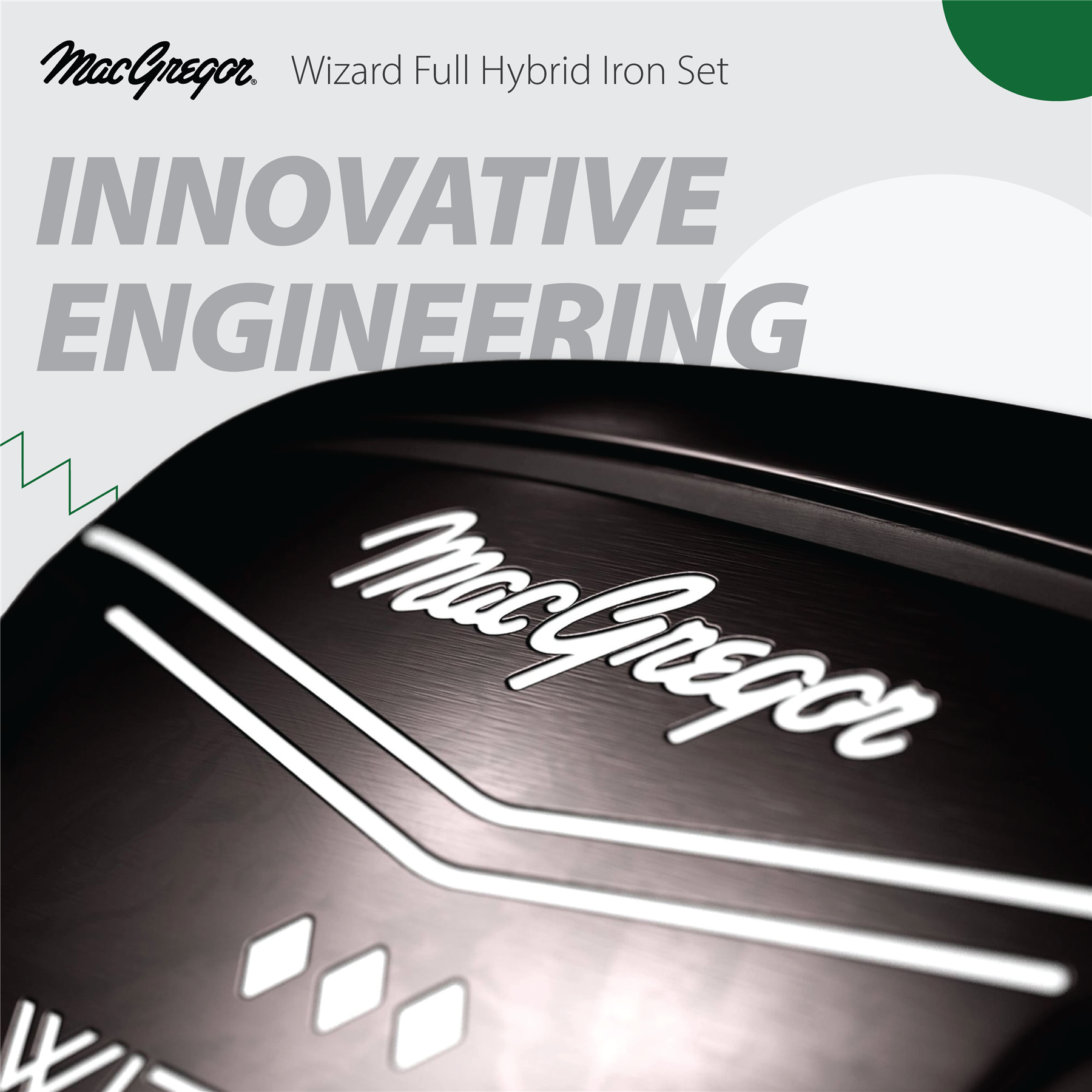 MacGregor Golf Wizard Hybrid Iron Set, Mens Right Hand