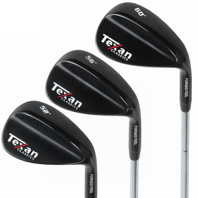 Texan Classics II Gun Metal Right Hand Golf Wedge Set Loft 52°-56°-60°