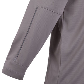 Woodworm Golf Mens 1/4 Zip Pullover Sweater Jumper, Grey/Sky Blue