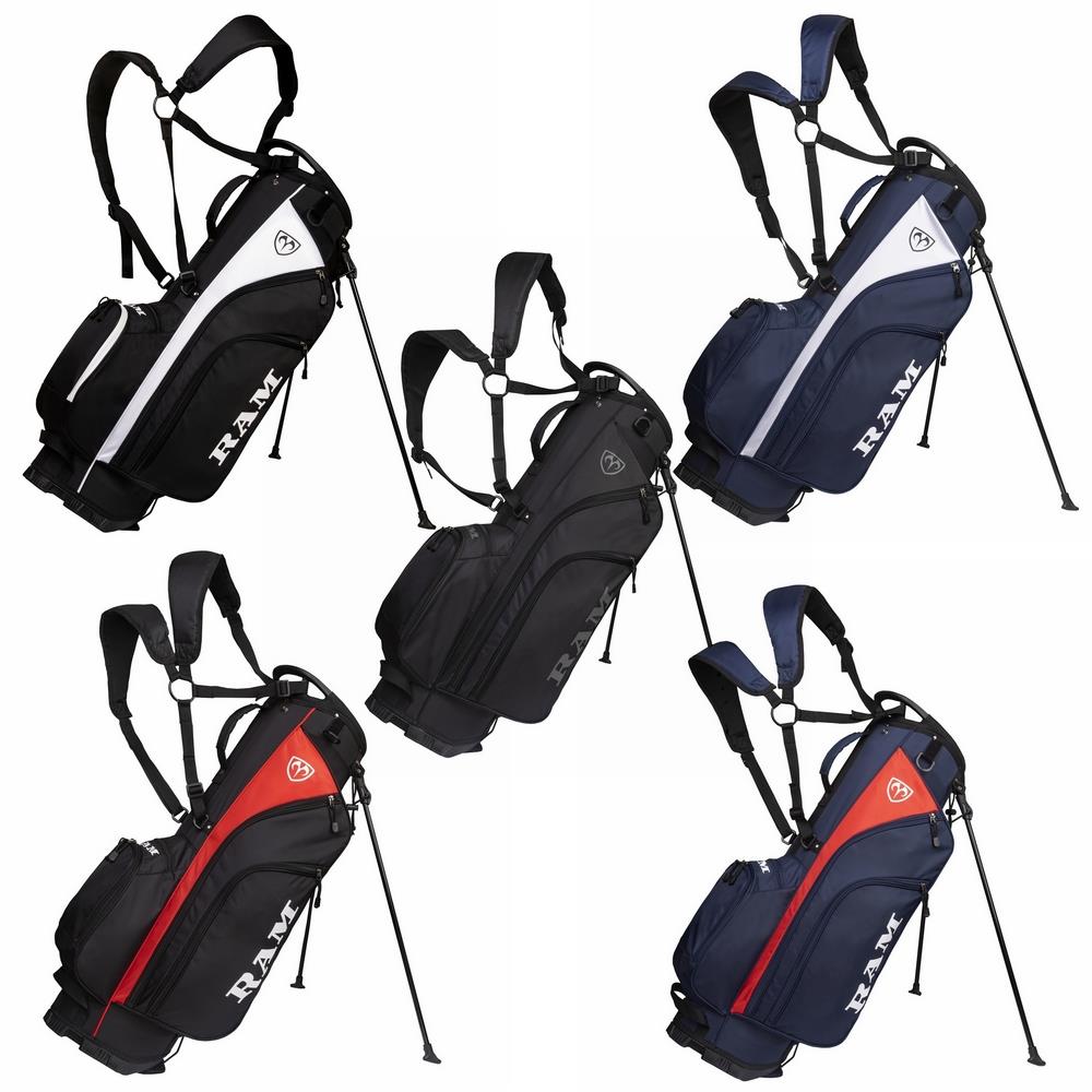 Ram 9” Golf Stand Bag – Lightweight 5-Way Divider Golf Bag