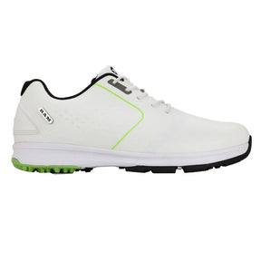 Ram Golf Player Waterproof Mens Golf Shoes - White / Green