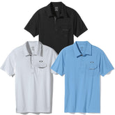 Oakley Must Have Polo 3 Pack Ethereal Blue Black White Small