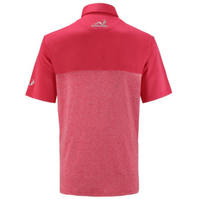 PACK OF 3 Woodworm Golf Shirts - Heather Panel Polos - Mens