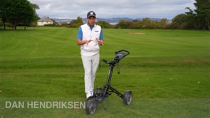 Caddymatic Golf X-Lite One-Click Folding Pull/Push Golf Trolley